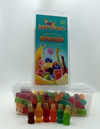 №2 Жевательный мармелад Бутылочки, 250г      в Камень-на-Оби